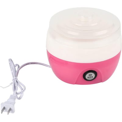 1L Elektrische Automatische Yoghurtmaker Machine Yoghurt DIY Gereedschap Plastic Container  (Oranje)