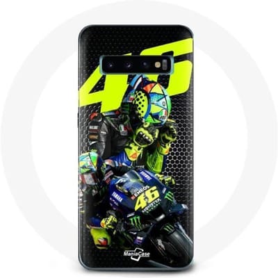 Coque pour Samsung Galaxy s10 plus Valentino Rossi motoGP 46 Pilote de vitesse