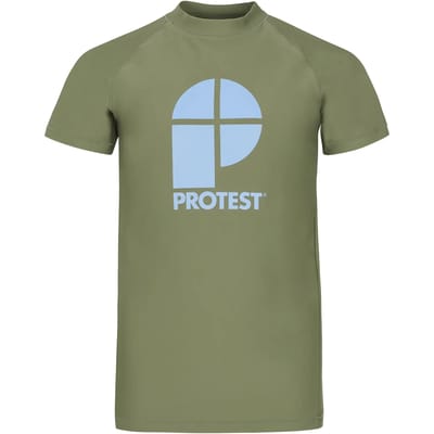 Protest PRTBerents Jr – Uv shirt Jongens – Korte mouwen – Ronde hals – Geel