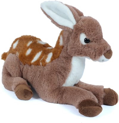Pia Toys Knuffeldier Hertje/Ree - zachte pluche stof - premium kwaliteit knuffels - bruin - 24 cm - Herten