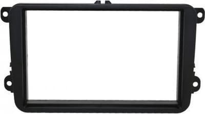 2-DIN frame ECO Skoda Octavia IIVW Golf 5/6EosZwart rubber