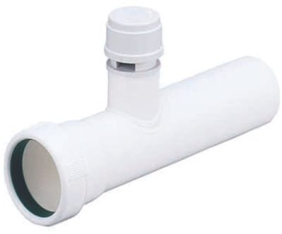 DALLMER Verlengstuk V 5, 215 mm lang, met beluchter, DN 50, 090539