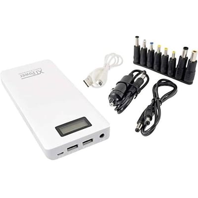 XTPower XT-16000 QC3 Powerbank 15600 mAh Quick Charge 3.0 Li-ion USB, DC-aansluiting 3,5 mm Wit Statusweergave