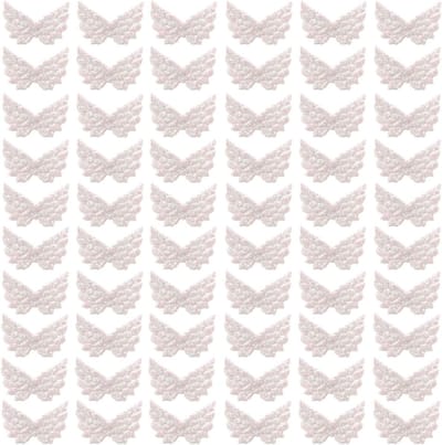 Dailygoods- Engelenvleugels 60 stuks - Mini-vleugels - Handwerk - Decoratie - Stof - Duurzaam materiaal - Decoratievleugels