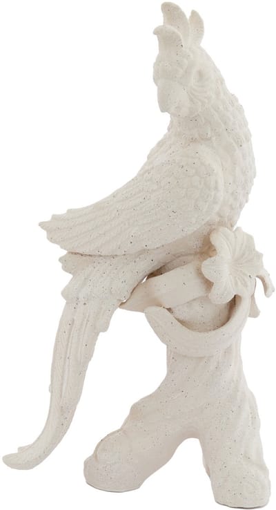 Light&living Ornament 22,5x14x39 cm BIRD keramiek mat crème
