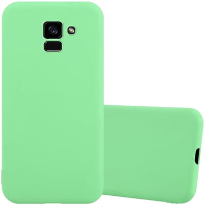 Cadorabo Hoesje geschikt voor Samsung Galaxy A5 2018 in CANDY PASTEL GROEN - Beschermhoes gemaakt van flexibel TPU silicone Case Cover