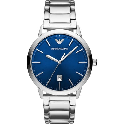 Emporio Armani Herenhorloge analoog quartz One Size Blauw 32017145