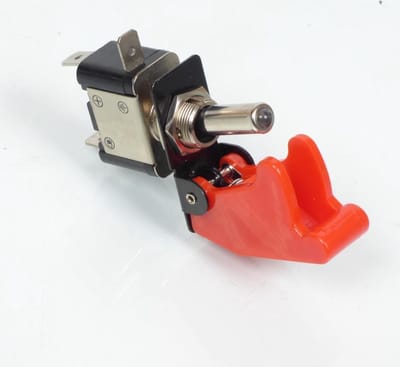 replay 12v 20a aviator type veiligheidsschakelaar met rode diode voor motorfietsen