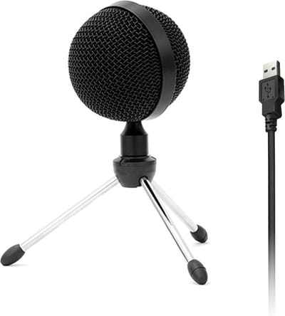 USB Microphone Condensator - USB Microfoon met Standaard - Geschikt voor: PC Computer, Macbook, Laptop en Playstation