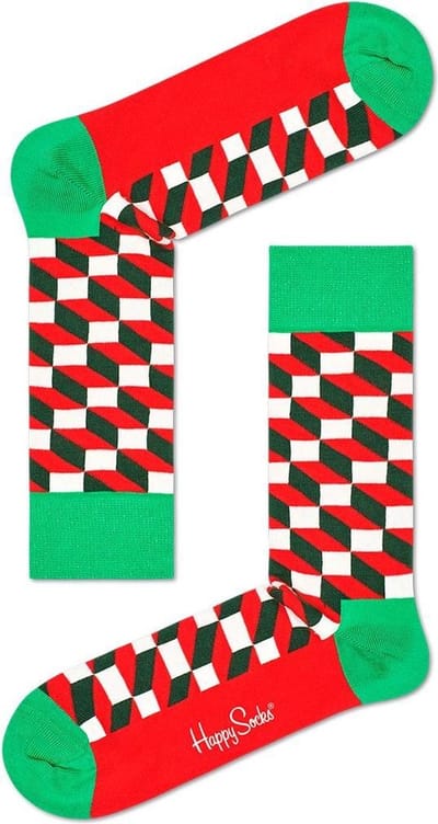 Happy Socks FIO01-4350 Filled Optic Sock 41-46