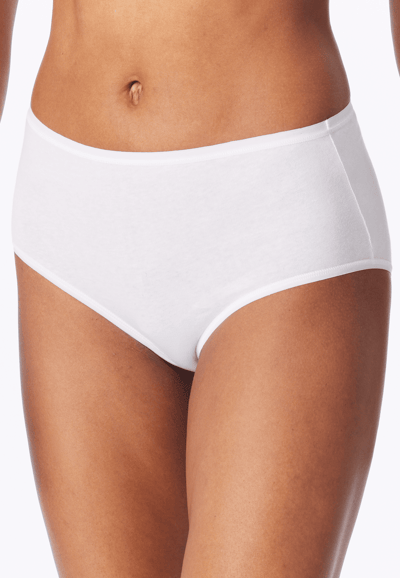 Schiesser 2 PACK Midi Slip 95/5 - Dames Onderbroek - wit