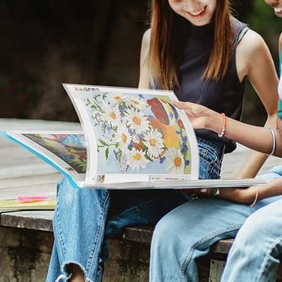 Merkloos Diamond Painting Album A3 - 30 Pagina's voor 60 Afbeeldingen