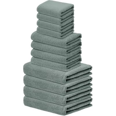 LIVARNO Handdoeken set, 12-delig (Groen)