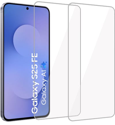 ChiGuard Screenprotector 2x geschikt voor Samsung Galaxy S25 FE Screenprotector - Beschermglas - Curved - GuardCover