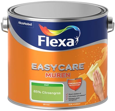 Flexa - Easycare Muren - 85% Citroengras - Mengverf - 2,5 L
