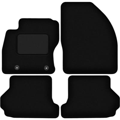 Zwarte veloursmatten voor: Ford Focus MK2 cabrio (2006-2010)