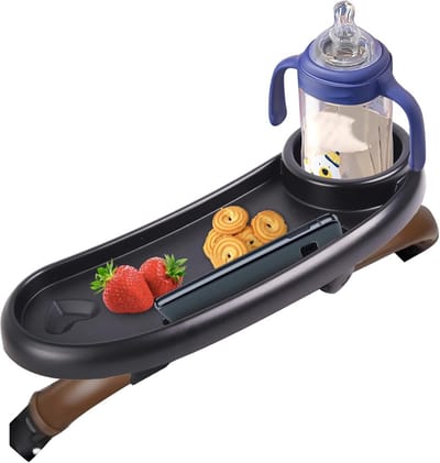 Universele Snacklade voor Kinderwagen met Bekerhouder en Telefoonhouder