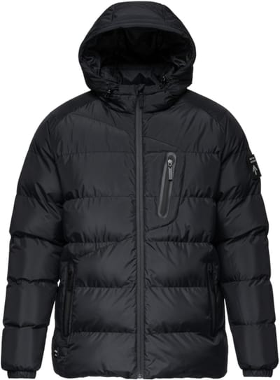 OMBRE Jas - Rits - Effen Zwart S