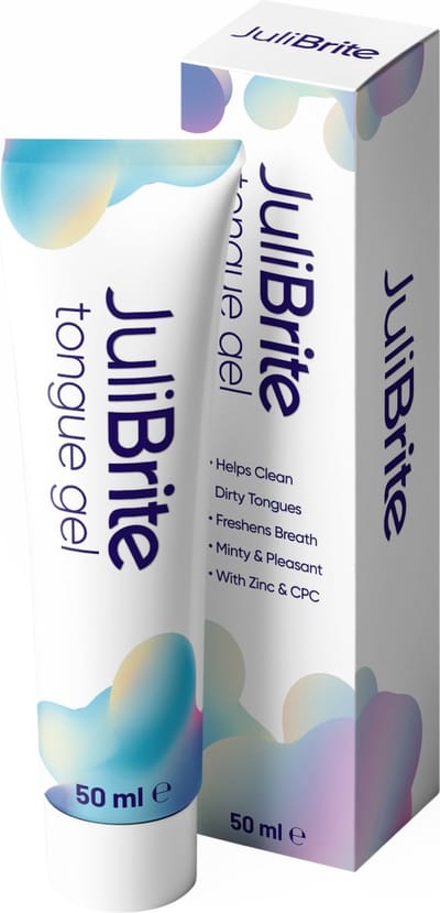 JuliBrite Tong Gel (50 ML) Tongreinigende Gel - Verfrist de adem - Schone Tong