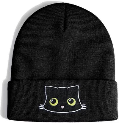 Gebreide dierenmutsen - Schattige wintermuts voor kattenliefhebbers - Roze kattenoormuts - Leuk cadeau voor vrouwen en meisjes