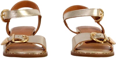 Keith leren sandalen met hak