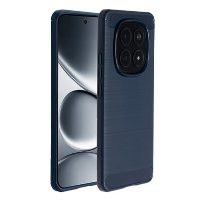 imoshion Hoesje - Geschikt voor Xiaomi Redmi Note 15 Pro Plus (5G) - Brushed Backcover - Donkerblauw