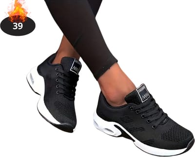 Livano Schoenen Dames - Sneakers - Comfortabel - Sportief - Casual - Volwassen - Zwart - Maat 39