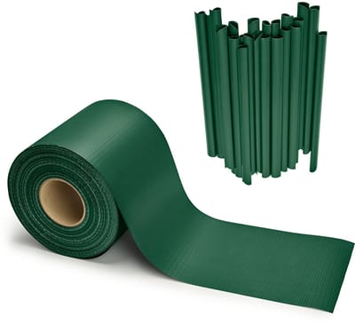 Garronda – Vlechtband – PVC – Privacyband – 19x50 - Groen RAL6005 - GD-TAK-Strip
