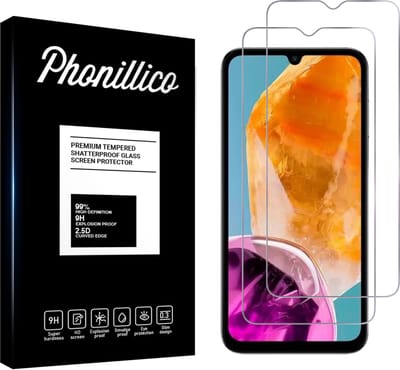 Screenprotector voor Samsung Galaxy M15 5G - 2 stuks Beschermglas van glas Transparante glazen schermbeschermfolie