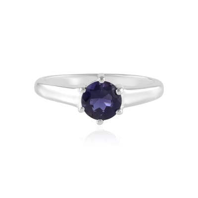 Cavill - Zilveren Ring - 925 Sterling Zilver Gerhodineerd - Ronde Ioliet 0,63 ct - Tijdloos Elegant Design - Sieraden Dames Ring India