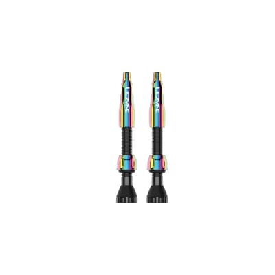 Lezyne CNC TLR Tubeless Valve – Lichtgewicht – Gemaakt van sterk aluminium – 80mm – Neo Metalic