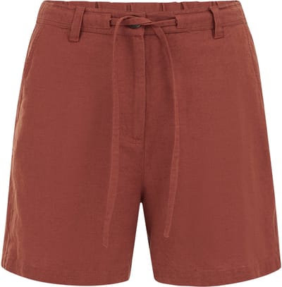 WE Fashion Dames short van linnenmix