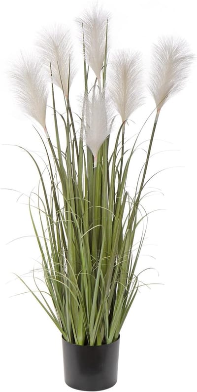 Artificial Pampas Grass, Decorative Grass Tall, 100 cm Artificial Plants, Large Artificial Plant, Grass High in Pot, Artificial Plants, Solitaire Grass, Decorative Grass, Decorative Plant, Artificial