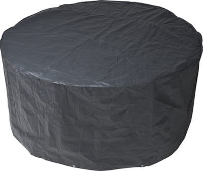 Nature beschermhoes tuinset - grijs - kunststof - 90 x 205 cm - ronde afdekhoes