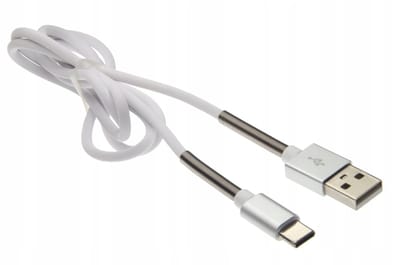 Amio USB-C Kabel 1m Wit - Snel Laden & Data