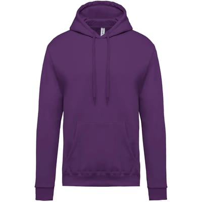 Kariban Herensweater met capuchon K476 - purple - XS