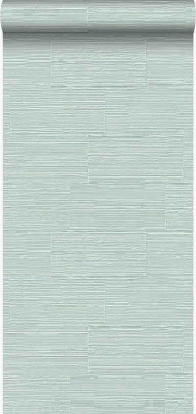 Origin Wallcoverings behang natuursteen motief mintgroen - 347577 - 53 cm x 10,05 m