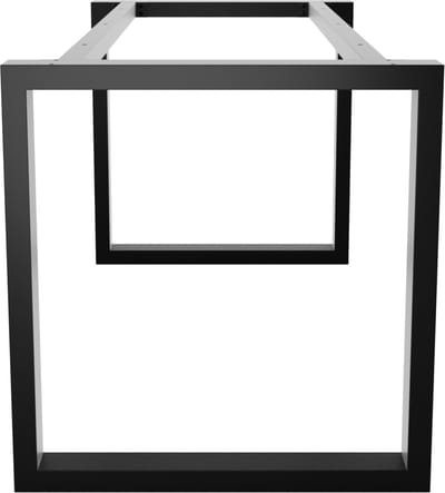 MetaloPro Tafelonderstel Eta – Zwart Metalen Frame met Minimalistisch Ontwerp – Stevige Basis voor Eet- en Werktafels in Moderne Woningen en Kantoren 120x70x72