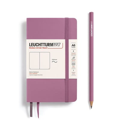 Leuchtturm1917 A6 Pocket Notitieboek Blanco Softcover Dusty Rose