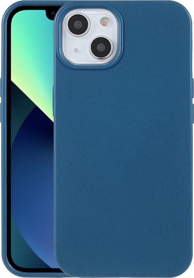 Peachy Starry Sky TPU hoesje geschikt voor iPhone 14 Duurzaam Telefoonhoesje met Tarwestro Eco Friendly Case Flexibele Beschermhoes - blauw