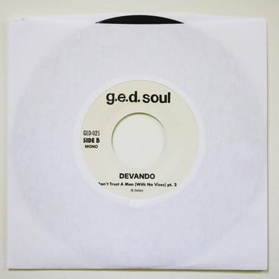 Devando - Don't Trust A Man With No Vices (7" Single)
