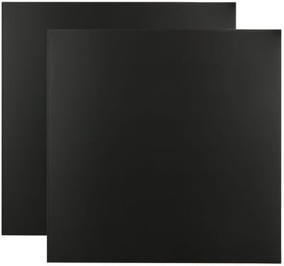 Zwarte Aluminium Plaat 300x300mm 1mm Dik 5052 - Op Maat Gesneden Pakket van 2
