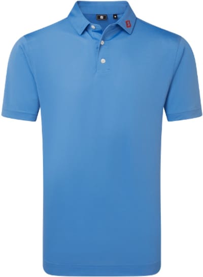 Footjoy Stretch Pique Heren Poloshirt Field Coastal Blue