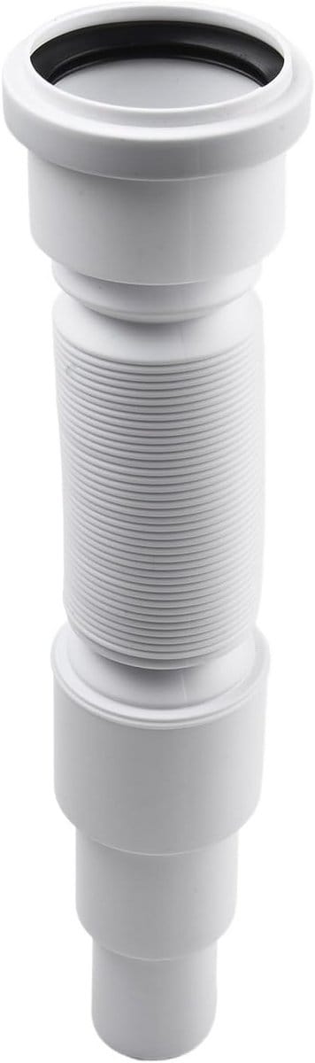 Afvoerbuis Douche - Flexibele Pijp - Badkamer Installatie - Uitschuifbaar Ontwerp - 50mm Diameter - Grijs