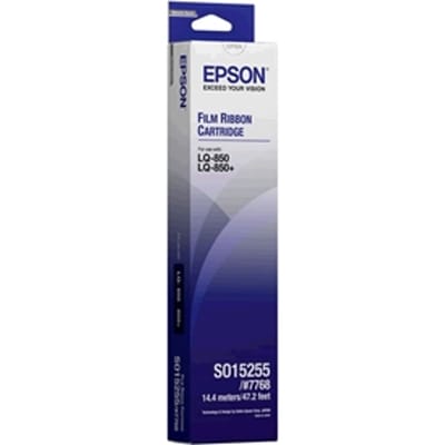 Epson S015255 carbon inktlint zwart (origineel)