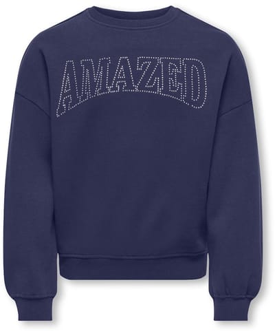 Kids ONLY winter sweater meisjes - blauw - KogKiki - oversize fit