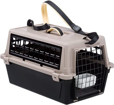 Honden Transportbox - Reismand Dier - Veilig Vervoer - Robuust Ontwerp - 50x50x40cm - Zwart