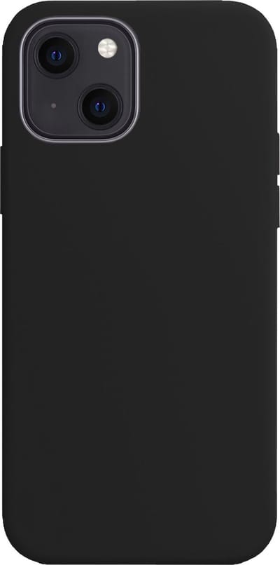 Hoes - Geschikt voor Apple iPhone 14 - Sterk & Shockproof - Hoesje Cover - Siliconen Case - Zwart