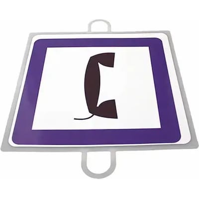 Verkeersbordpaneel Indicatie nr. 2 (telefoon)