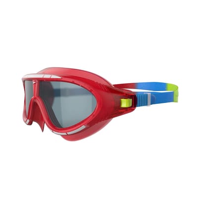 Speedo Kinder/Kinder Rift Smoke Biofuse zwembril (Lavarood/Japanblauw/Groen)